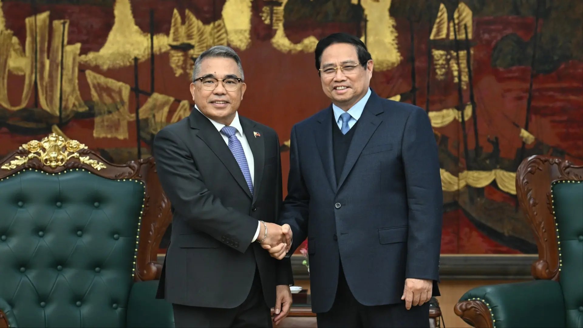 Thủ tướng Phạm Minh Chính tiếp đại sứ Philippines